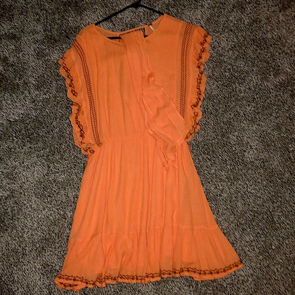 Orange / Tangerine Free People brunch dress - Picture 3 of 4